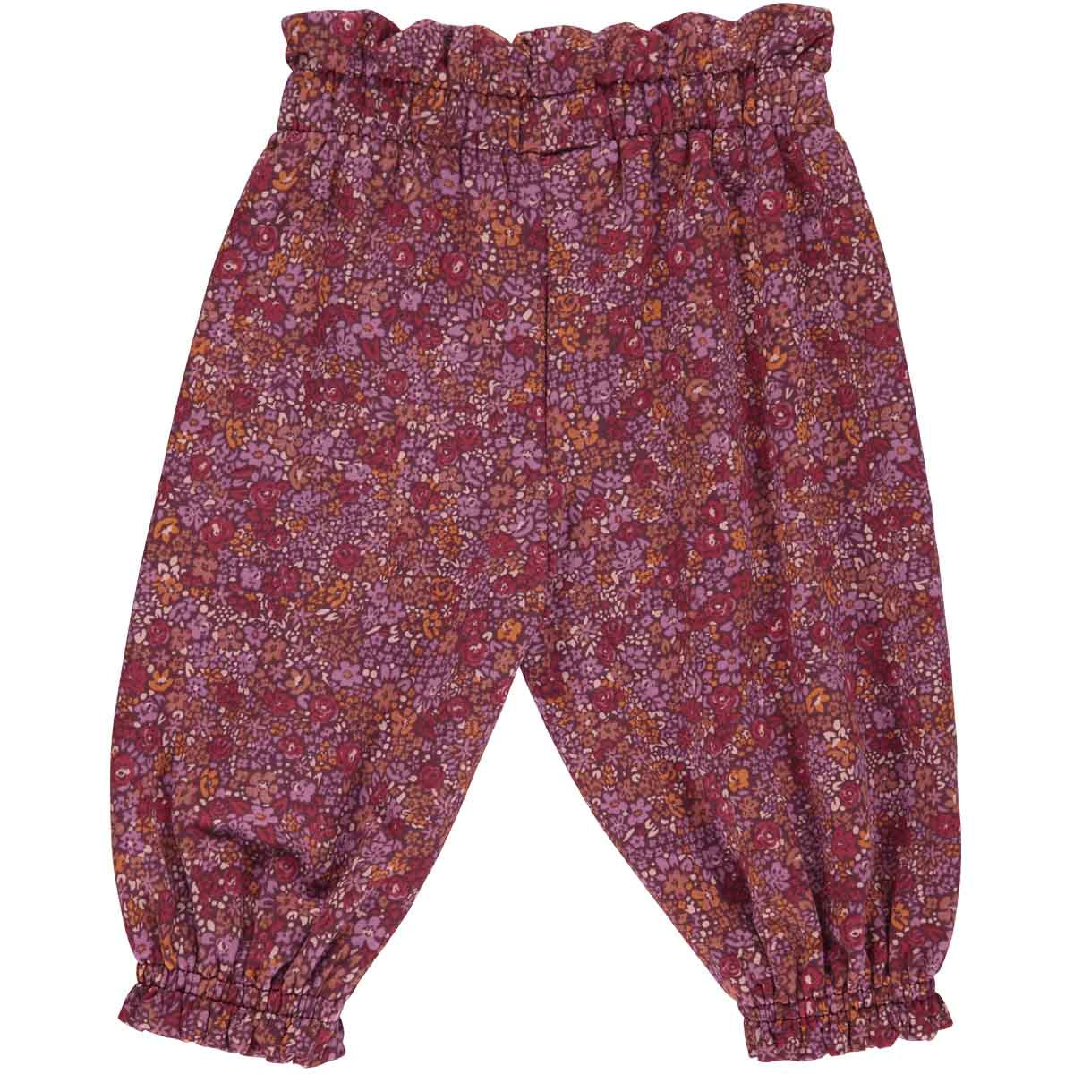 Petit blossom flared pants baby - Fig