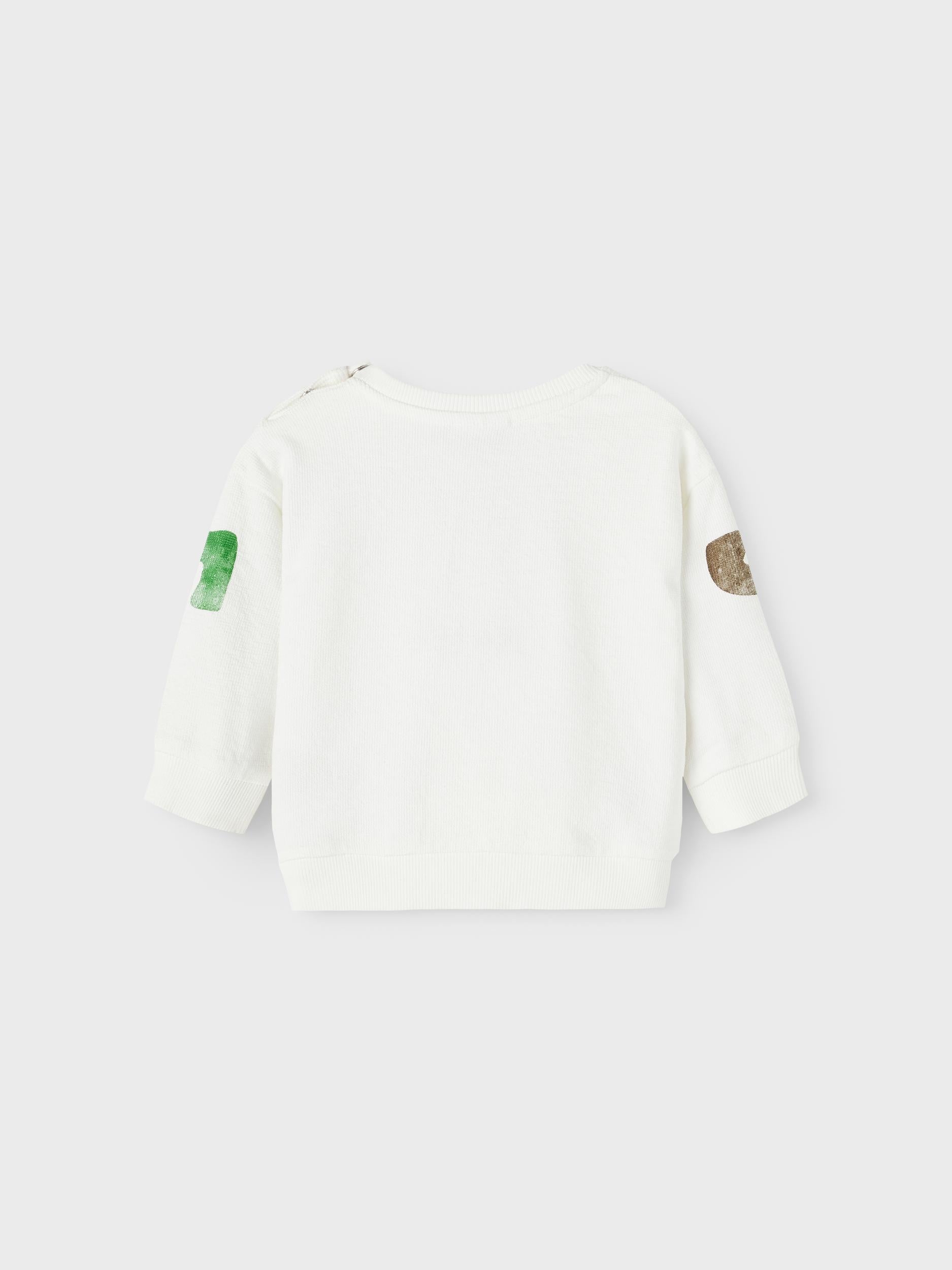 Baby Sweater Kudik -  White Alyssum