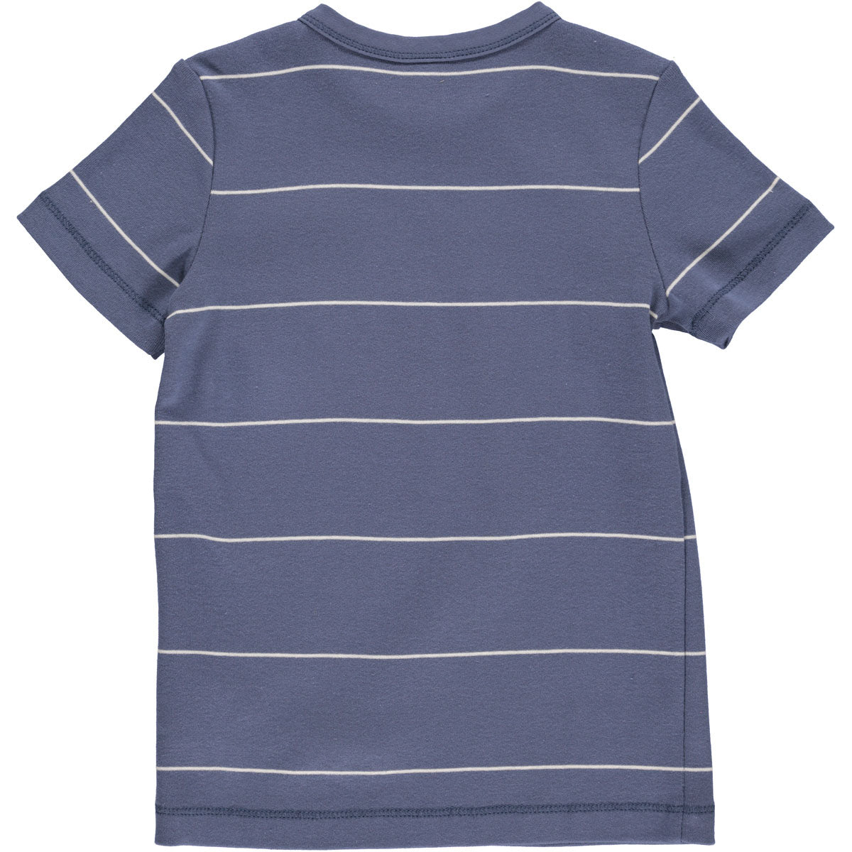 Stripe rib s/s T-Shirt - Indigo