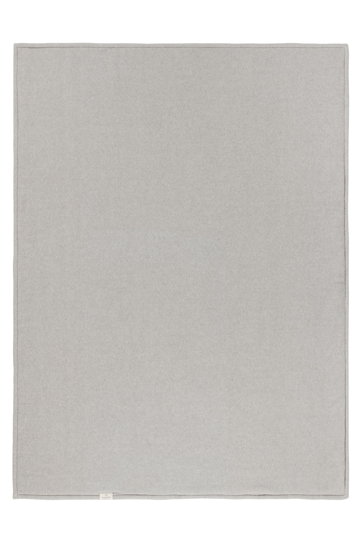 Ledikantdeken Teddy Fantasy Fleece reversible - Grey Melange (100x140cm)