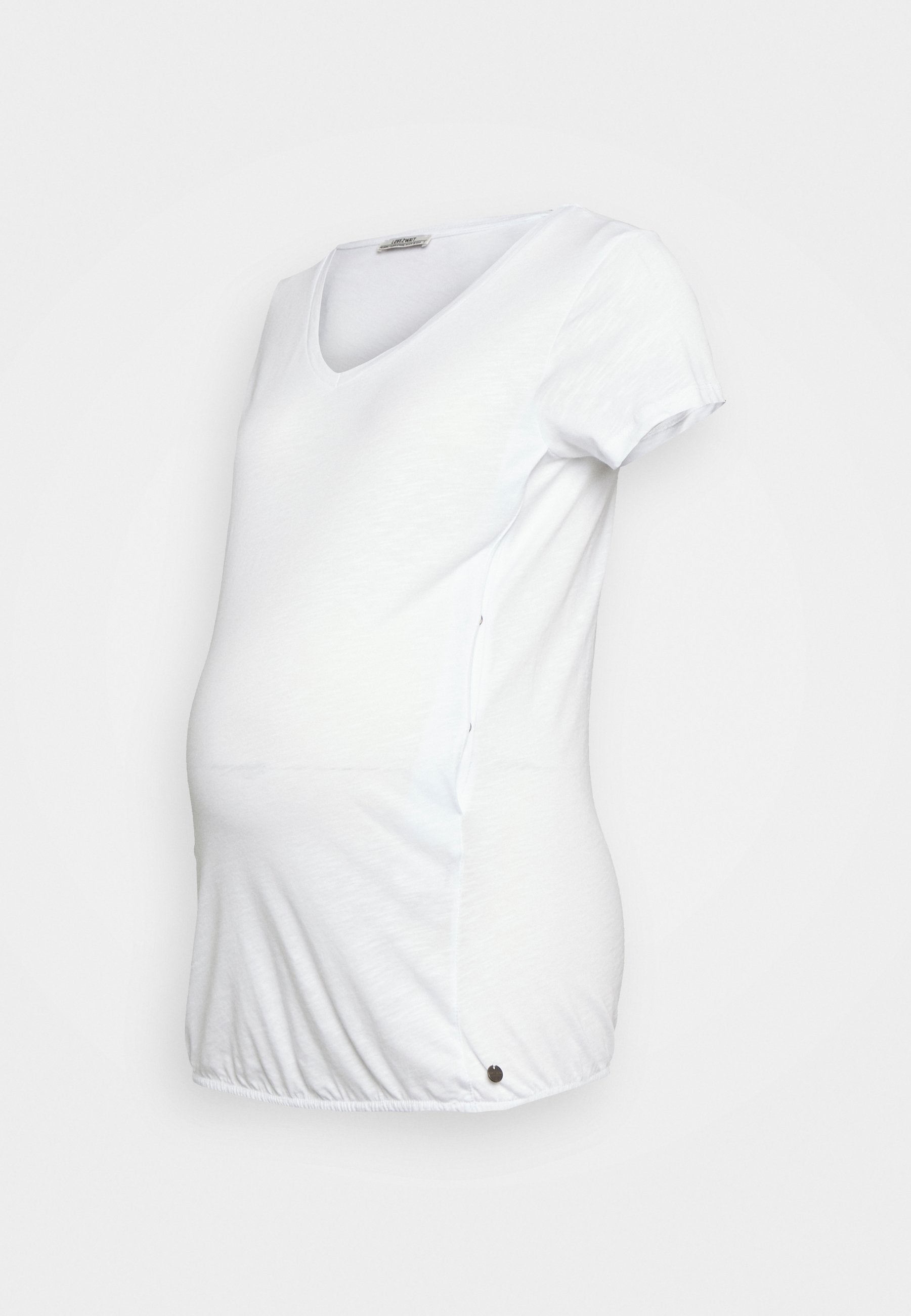 Voedings Shirt V-Neck - White