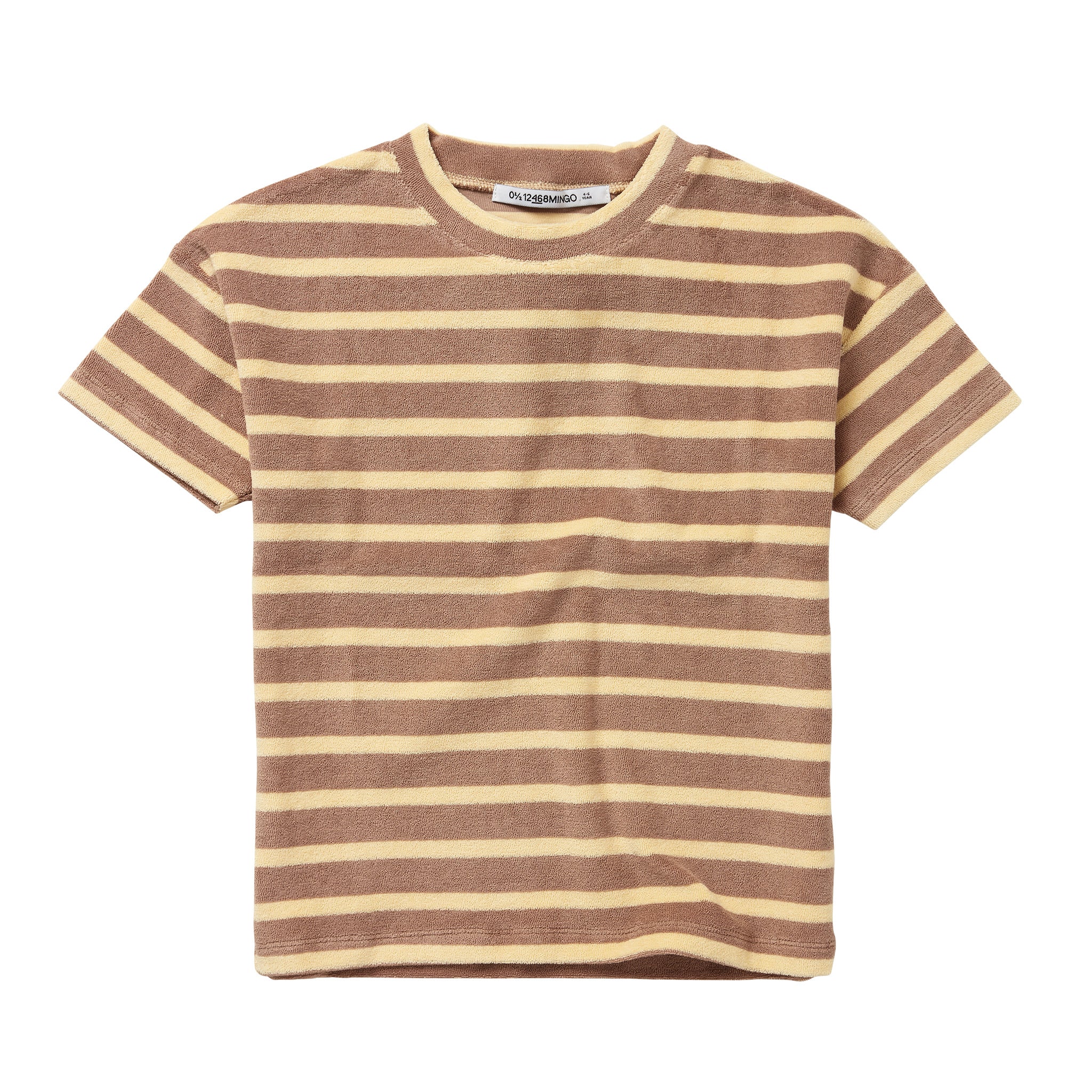 T-Shirt Toweling Mushroom Stripes